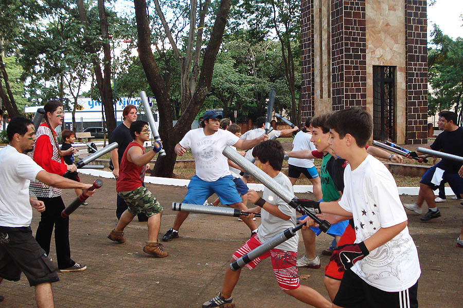 Gladius Swordplay - Torneio no Morro de São Bento - Larp Boffering