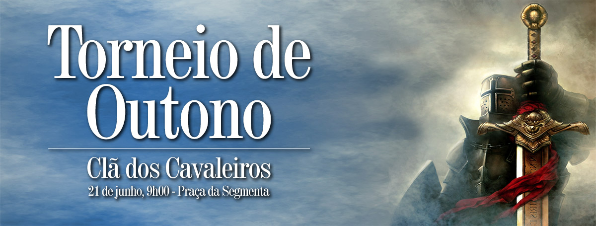 Vem aí: Torneio de Outono do Clã dos Cavaleiros!