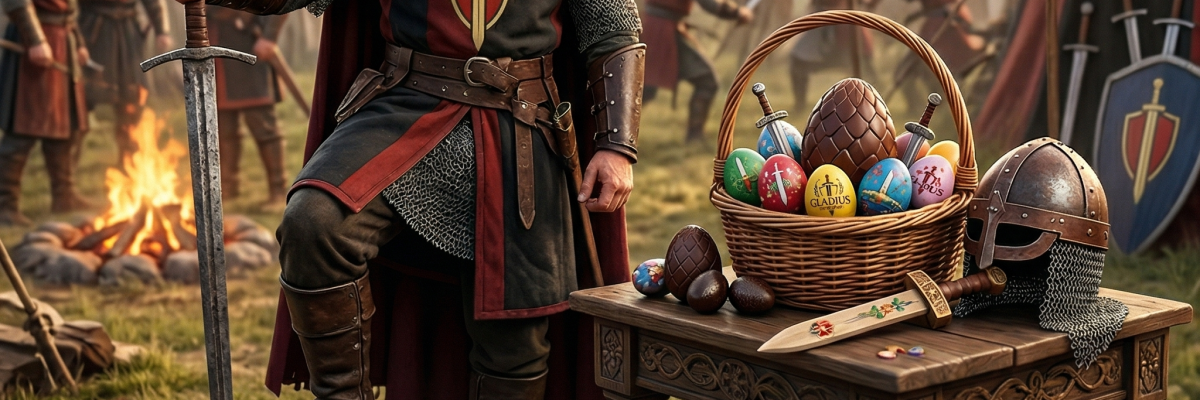 ⚔️ Feliz Páscoa a todos os guerreiros e combatentes da Gladius Swordplay! ⚔️