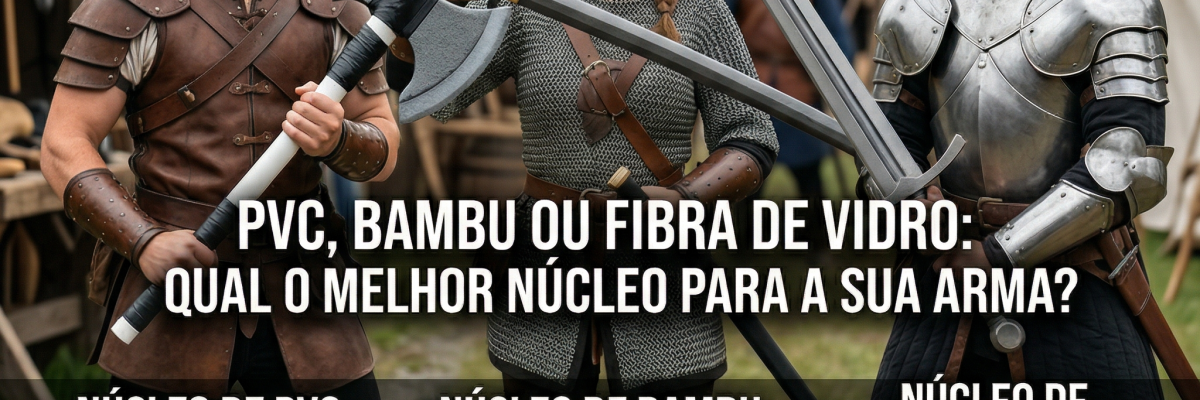 PVC, Bambu ou Fibra de Vidro: qual o melhor núcleo para a sua arma?